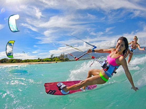 Maui kitesurfing lessons with HST